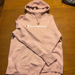 Pink champion hoodie